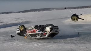 Travis Pastrana Wrecked the Family Huckster Attempting a Crazy 360-Degree Jump